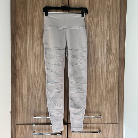 lululemon athletica Pants - Lululemon Wunder Under Pant (High-Rise) *Tech Mesh 28" in Dark Chrome